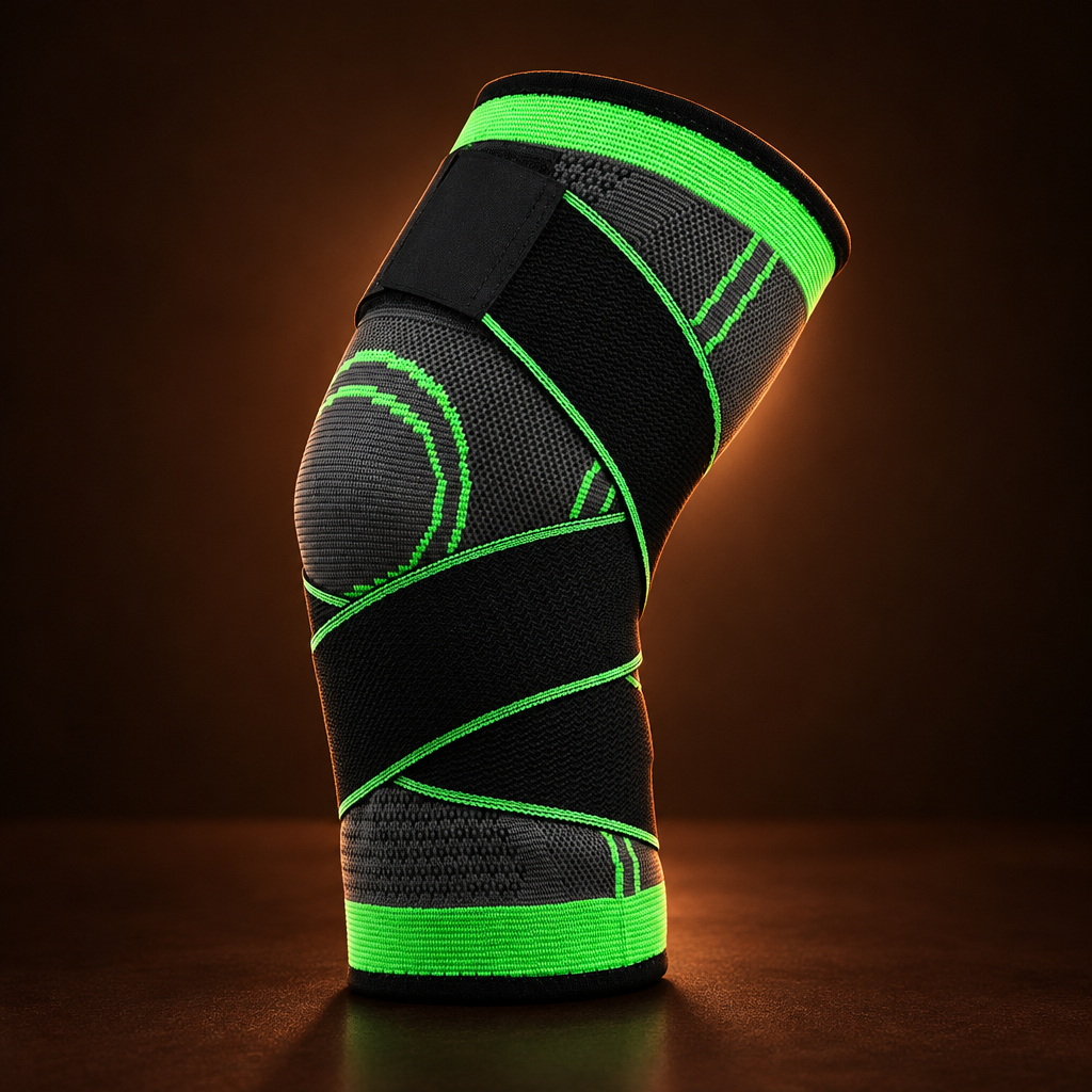 Men's Compression Knee Brace for Sports and Fitness – XXL (52-57 cm)