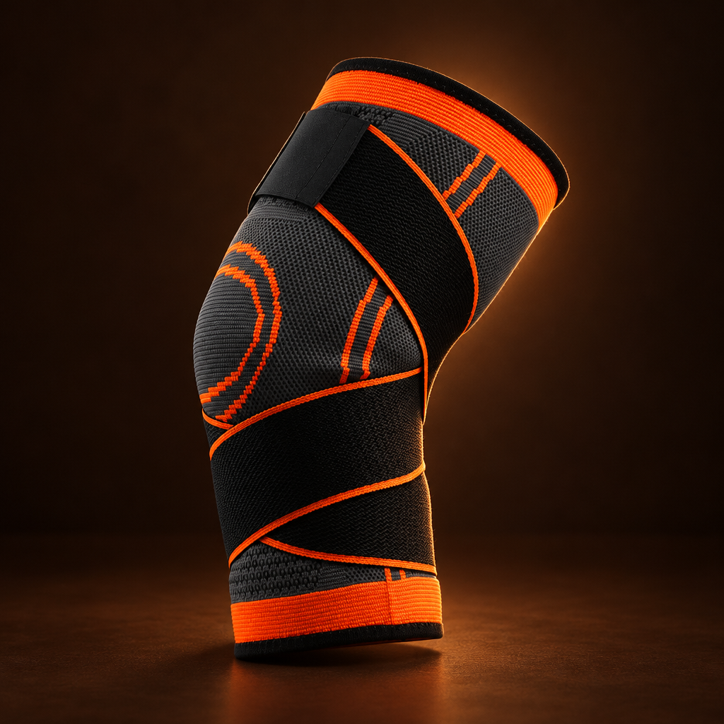 Men's Compression Knee Brace for Sports and Fitness – XL (47-52 cm)