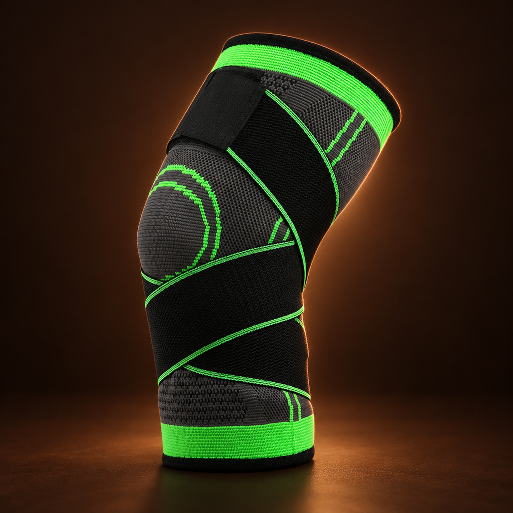 Men's Compression Knee Brace for Sports and Fitness – M (35-42 cm)