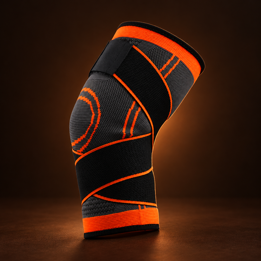 Men's Compression Knee Brace for Sports and Fitness – S (30-35 cm)