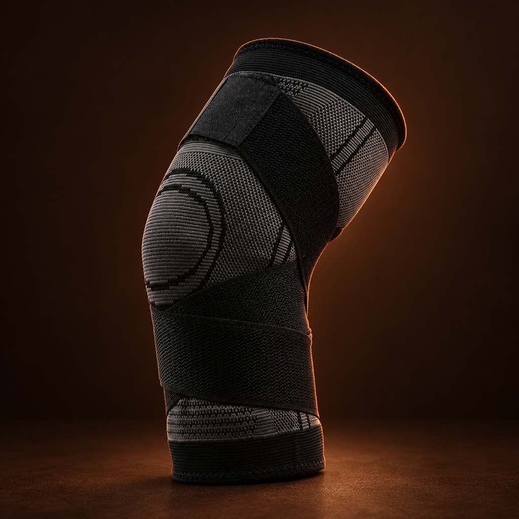 Men's Compression Knee Brace for Sports and Fitness – XXL (52-57 cm)